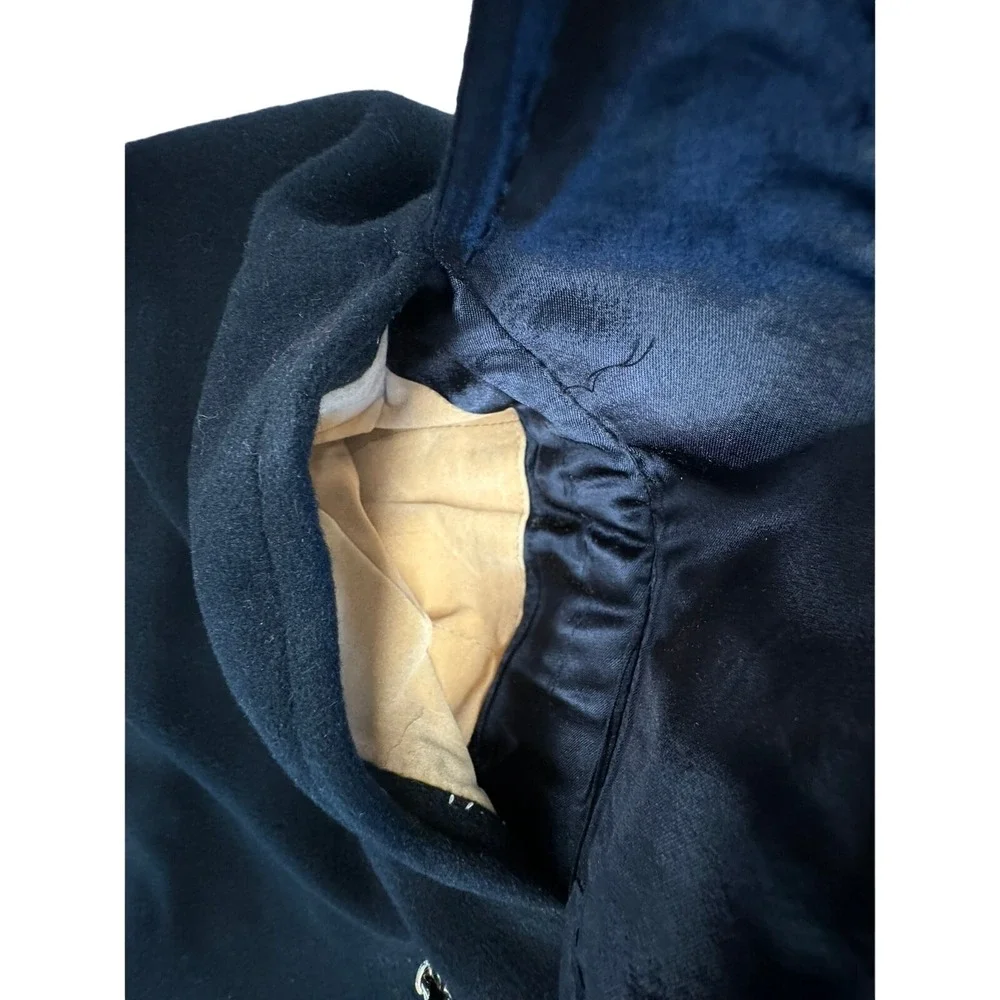 100% PURE MONGOLIAN CASHMERE, Beautiful, Long Trench Coat, Small Spot PLZ READ!!